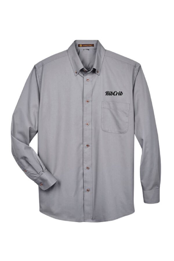 Men's Manager Long Sleeve Twill Button-Up - Image 2